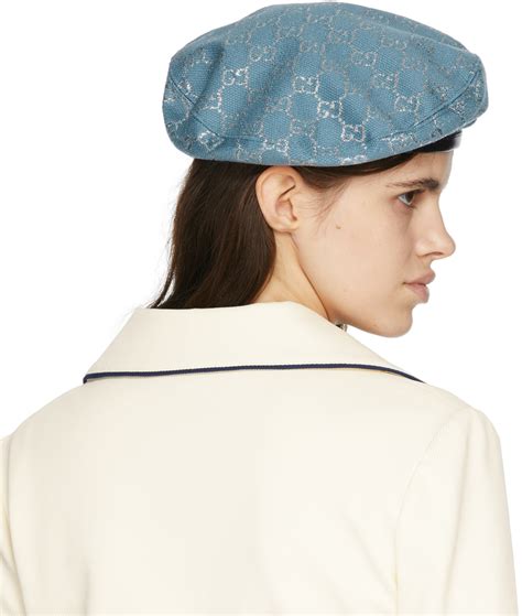 gucci lame beret|Gucci beanie women.